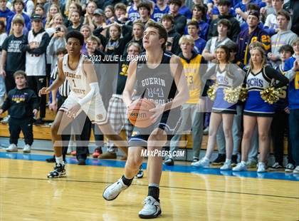 Thumbnail 3 in Brebeuf Jesuit Preparatory vs. Guerin Catholic (IHSAA 3A Sectional 27 semi-final) photogallery.