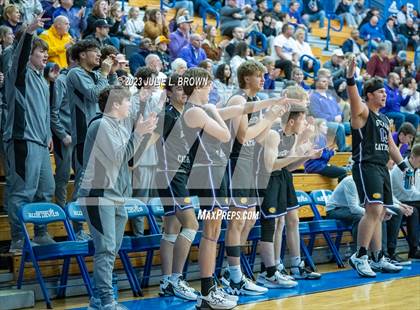 Thumbnail 2 in Brebeuf Jesuit Preparatory vs. Guerin Catholic (IHSAA 3A Sectional 27 semi-final) photogallery.