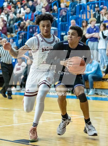 Thumbnail 2 in Brebeuf Jesuit Preparatory vs. Guerin Catholic (IHSAA 3A Sectional 27 semi-final) photogallery.