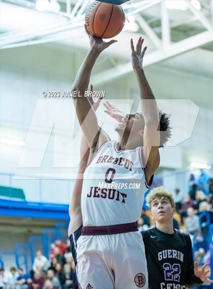 Thumbnail 2 in Brebeuf Jesuit Preparatory vs. Guerin Catholic (IHSAA 3A Sectional 27 semi-final) photogallery.