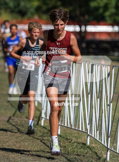 Thumbnail 1 in UIL 1A Boys Cross Country State Final photogallery.