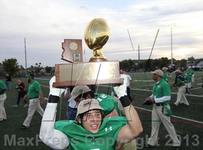 Thumbnail 3 in Yuma Catholic vs. Round Valley (AIA D5 Final) photogallery.