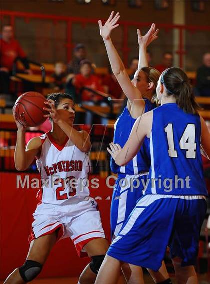 Thumbnail 1 in McPherson vs Goddard  (McPherson Optimist Tournament) photogallery.