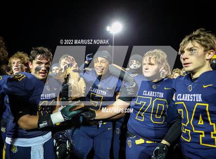 Thumbnail 2 in Adams vs. Clarkston (MHSAA Regional Final) photogallery.