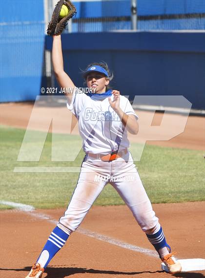 Thumbnail 1 in Durango @ Bishop Gorman (4A Southern Playoff) photogallery.