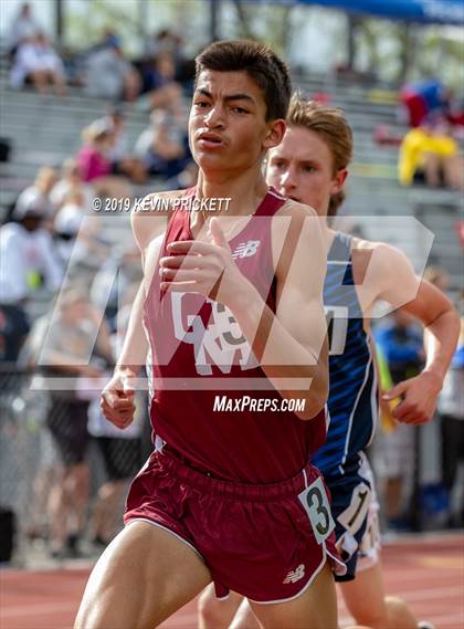 Thumbnail 3 in CHSAA Track and Field 4A Championships (Boys 3200 Meter Run) photogallery.