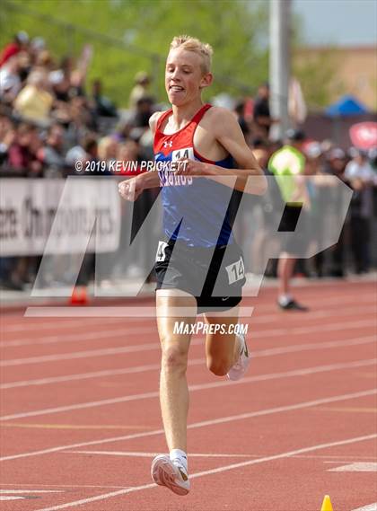 Thumbnail 1 in CHSAA Track and Field 4A Championships (Boys 3200 Meter Run) photogallery.