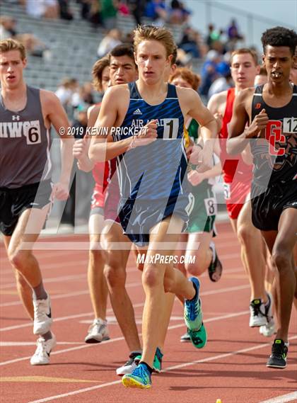 Thumbnail 3 in CHSAA Track and Field 4A Championships (Boys 3200 Meter Run) photogallery.