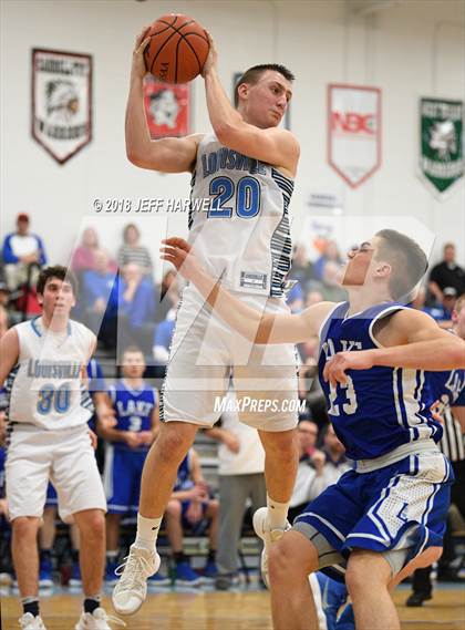 Thumbnail 1 in Louisville vs. Lake (OHSAA Sectional Playoff) photogallery.