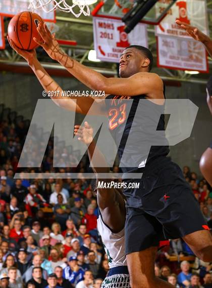 Thumbnail 2 in Oak Hill Academy vs. Chino Hills (Nike Extravaganza) photogallery.