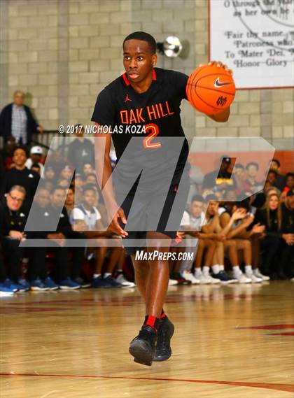 Thumbnail 2 in Oak Hill Academy vs. Chino Hills (Nike Extravaganza) photogallery.