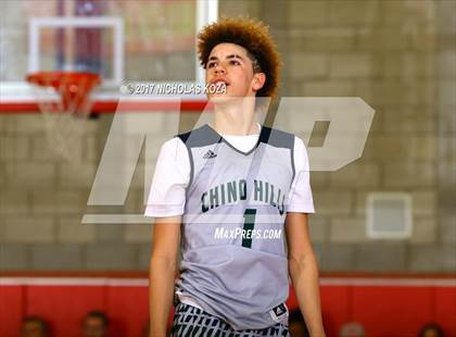 Thumbnail 2 in Oak Hill Academy vs. Chino Hills (Nike Extravaganza) photogallery.