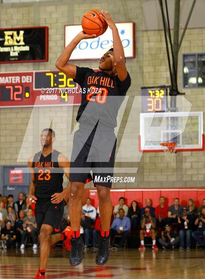 Thumbnail 1 in Oak Hill Academy vs. Chino Hills (Nike Extravaganza) photogallery.