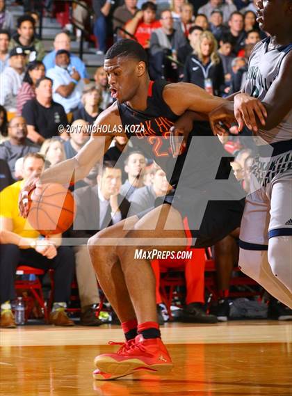 Thumbnail 2 in Oak Hill Academy vs. Chino Hills (Nike Extravaganza) photogallery.