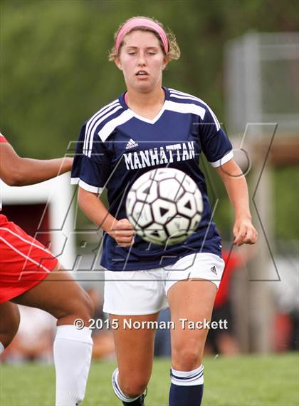 Thumbnail 3 in Manhattan @ Maize (KSHSAA 6A Regional Playoff) photogallery.