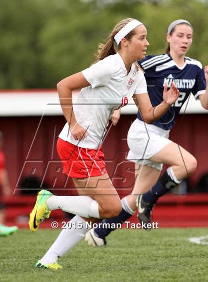 Thumbnail 3 in Manhattan @ Maize (KSHSAA 6A Regional Playoff) photogallery.