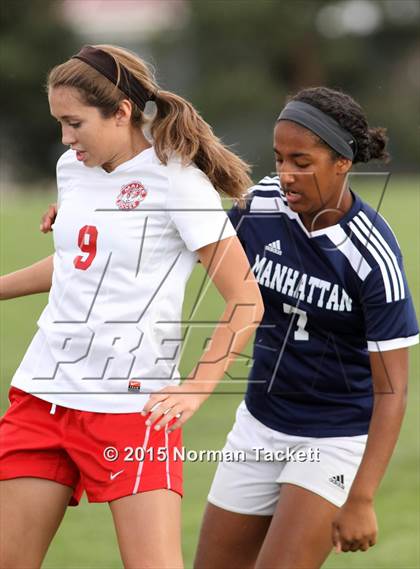 Thumbnail 1 in Manhattan @ Maize (KSHSAA 6A Regional Playoff) photogallery.