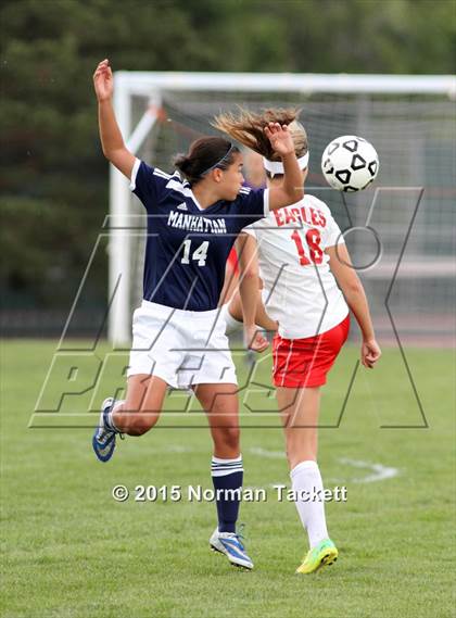 Thumbnail 3 in Manhattan @ Maize (KSHSAA 6A Regional Playoff) photogallery.