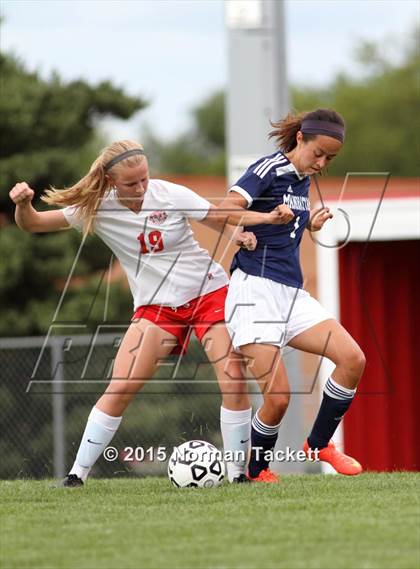 Thumbnail 2 in Manhattan @ Maize (KSHSAA 6A Regional Playoff) photogallery.
