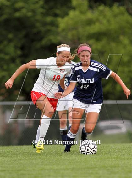 Thumbnail 2 in Manhattan @ Maize (KSHSAA 6A Regional Playoff) photogallery.