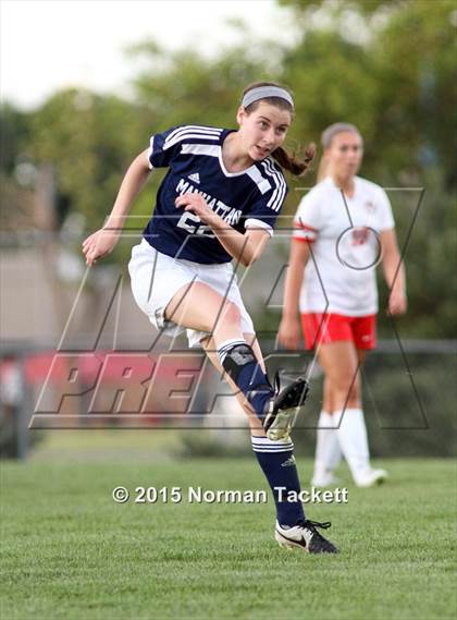 Thumbnail 3 in Manhattan @ Maize (KSHSAA 6A Regional Playoff) photogallery.