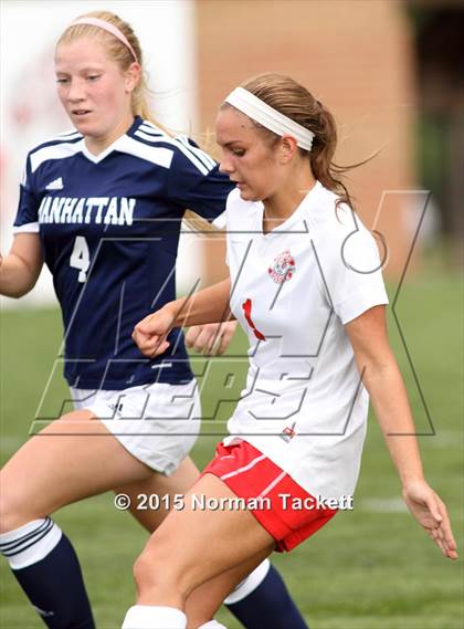 Thumbnail 1 in Manhattan @ Maize (KSHSAA 6A Regional Playoff) photogallery.