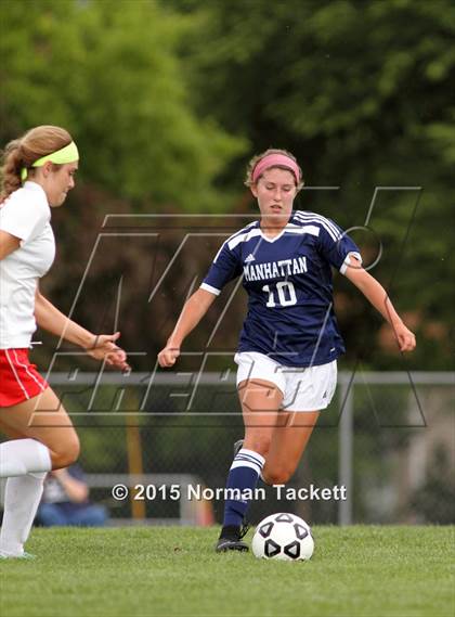 Thumbnail 2 in Manhattan @ Maize (KSHSAA 6A Regional Playoff) photogallery.