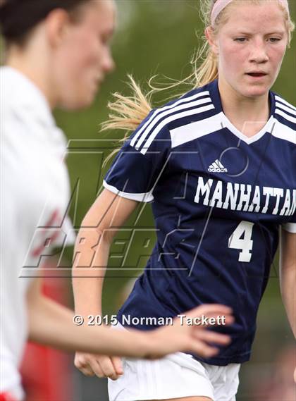 Thumbnail 2 in Manhattan @ Maize (KSHSAA 6A Regional Playoff) photogallery.