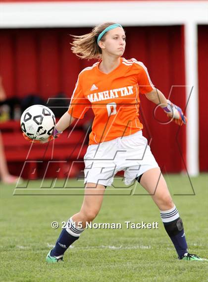 Thumbnail 3 in Manhattan @ Maize (KSHSAA 6A Regional Playoff) photogallery.