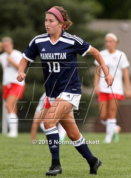 Thumbnail 1 in Manhattan @ Maize (KSHSAA 6A Regional Playoff) photogallery.