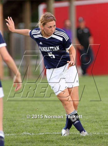Thumbnail 1 in Manhattan @ Maize (KSHSAA 6A Regional Playoff) photogallery.