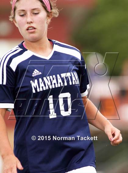 Thumbnail 1 in Manhattan @ Maize (KSHSAA 6A Regional Playoff) photogallery.