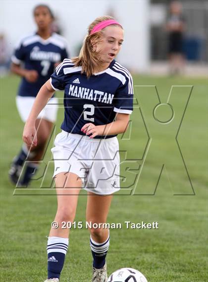 Thumbnail 2 in Manhattan @ Maize (KSHSAA 6A Regional Playoff) photogallery.