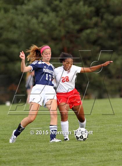 Thumbnail 3 in Manhattan @ Maize (KSHSAA 6A Regional Playoff) photogallery.
