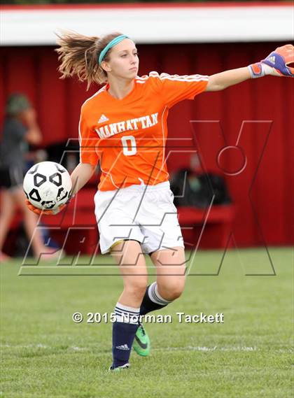 Thumbnail 2 in Manhattan @ Maize (KSHSAA 6A Regional Playoff) photogallery.