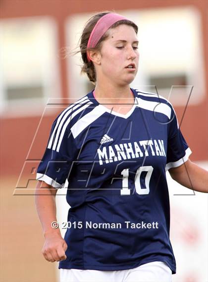 Thumbnail 2 in Manhattan @ Maize (KSHSAA 6A Regional Playoff) photogallery.