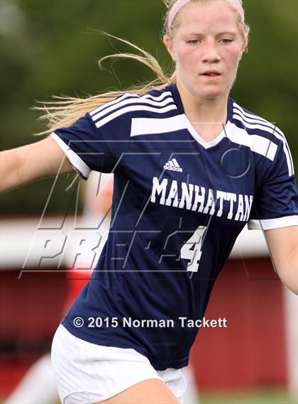 Thumbnail 1 in Manhattan @ Maize (KSHSAA 6A Regional Playoff) photogallery.