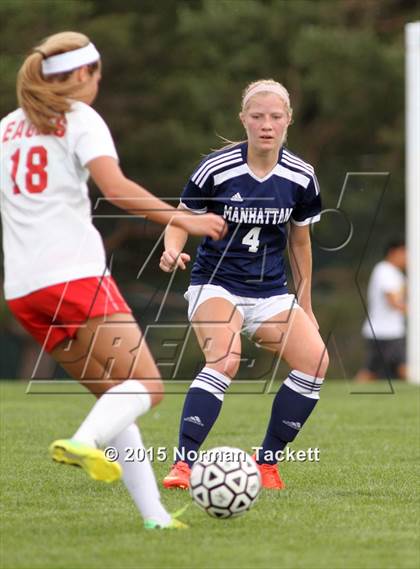 Thumbnail 3 in Manhattan @ Maize (KSHSAA 6A Regional Playoff) photogallery.