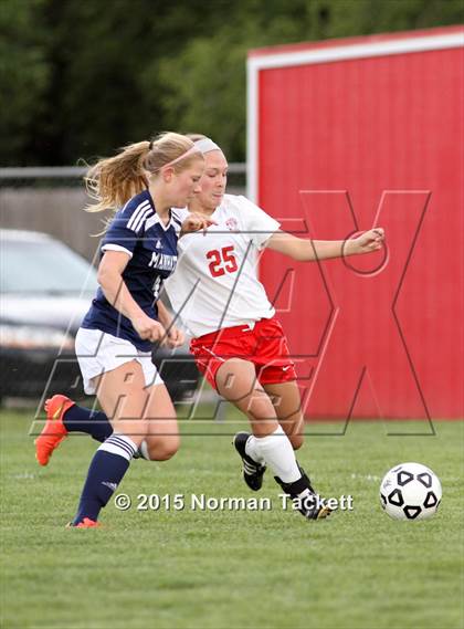 Thumbnail 2 in Manhattan @ Maize (KSHSAA 6A Regional Playoff) photogallery.