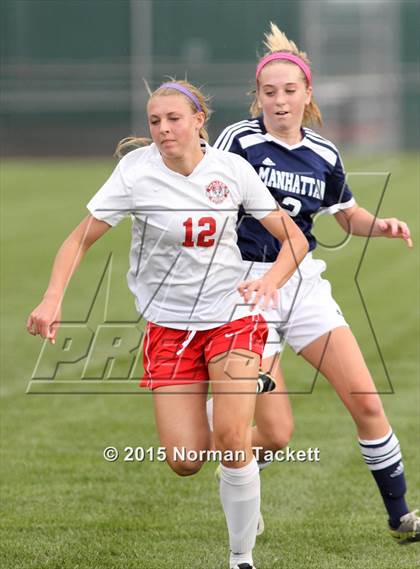 Thumbnail 2 in Manhattan @ Maize (KSHSAA 6A Regional Playoff) photogallery.
