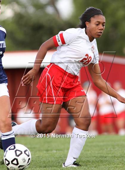Thumbnail 3 in Manhattan @ Maize (KSHSAA 6A Regional Playoff) photogallery.