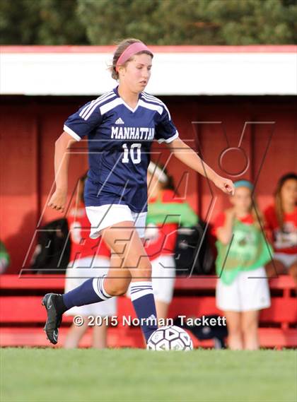 Thumbnail 1 in Manhattan @ Maize (KSHSAA 6A Regional Playoff) photogallery.