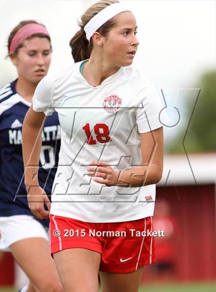 Thumbnail 1 in Manhattan @ Maize (KSHSAA 6A Regional Playoff) photogallery.