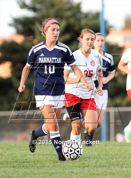 Thumbnail 2 in Manhattan @ Maize (KSHSAA 6A Regional Playoff) photogallery.
