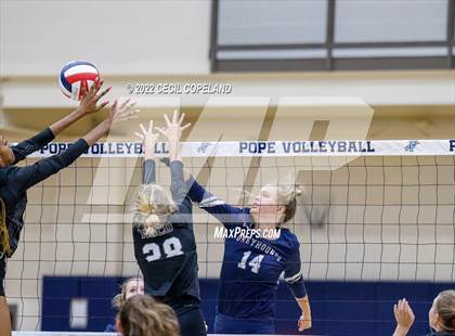 Thumbnail 1 in Houston County @ Pope (GHSA 6A Quarterfinal) photogallery.