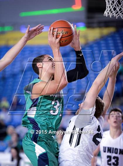 Thumbnail 3 in Woodinville vs. Union (WIAA 4A Playoff) photogallery.