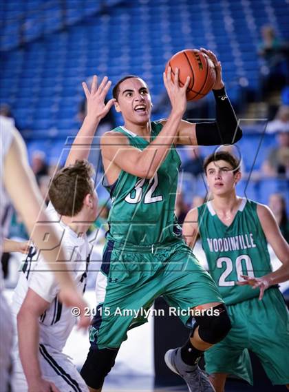 Thumbnail 3 in Woodinville vs. Union (WIAA 4A Playoff) photogallery.