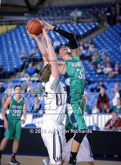 Thumbnail 2 in Woodinville vs. Union (WIAA 4A Playoff) photogallery.