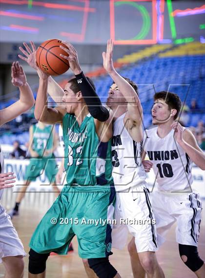Thumbnail 1 in Woodinville vs. Union (WIAA 4A Playoff) photogallery.