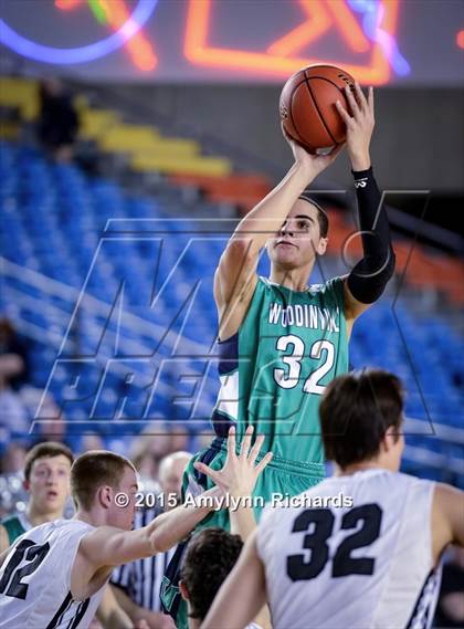 Thumbnail 2 in Woodinville vs. Union (WIAA 4A Playoff) photogallery.